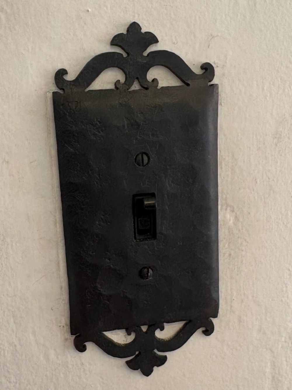 Iron Light Switch Plate